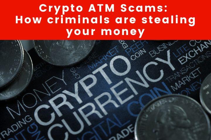 coins outline a background that shows the words "crypto currency"